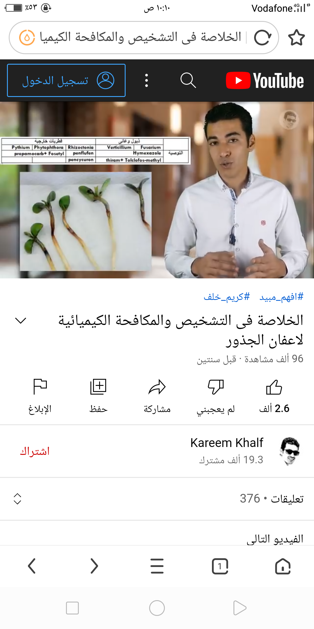 عفن في الكنتالوب من فوق البطمص - نوع العفن وعلاجه