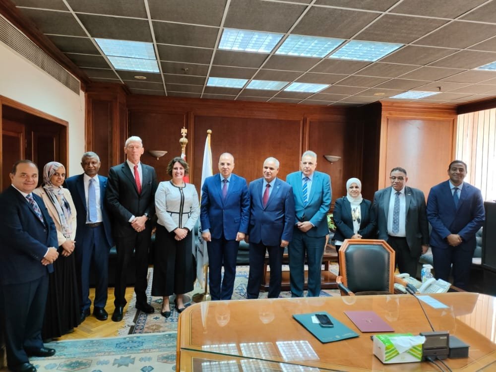 وزير الموارد المائية المصري يلتقى نائب مدير منظمة الفاو لبحث التنسيق المشترك في مجال الموارد المائية والرى