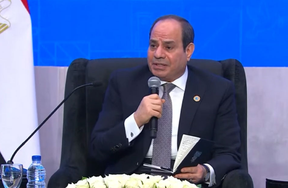 «الشعب المصري لا يقاد بالقوة».. أبرز رسائل الرئيس السيسي خلال لقائه شركاء التنمية